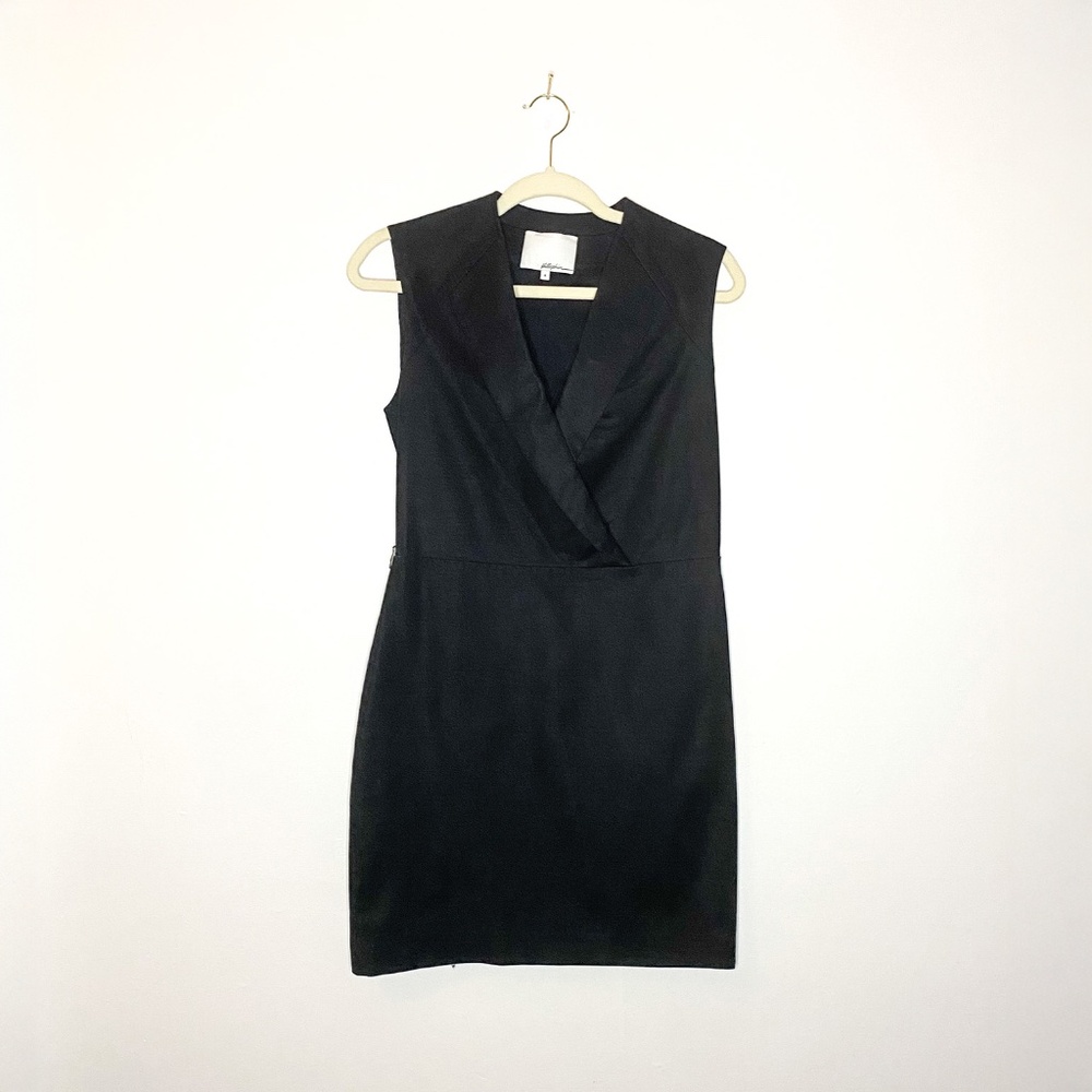 3.1 Philip Lim Cotton and Silk Tuxedo-Style Dress